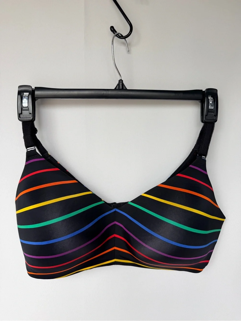 Torrid Rainbow Stripe Lightly Lined Wire-Free Bra 38DDD – Everyday Comfort